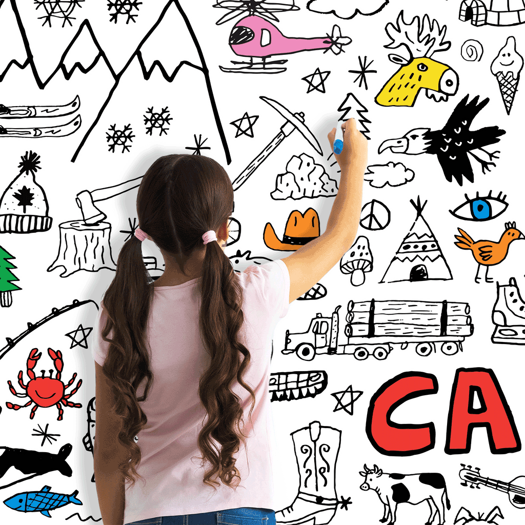 Top Canada Giant Colouring Poster - Parkette.