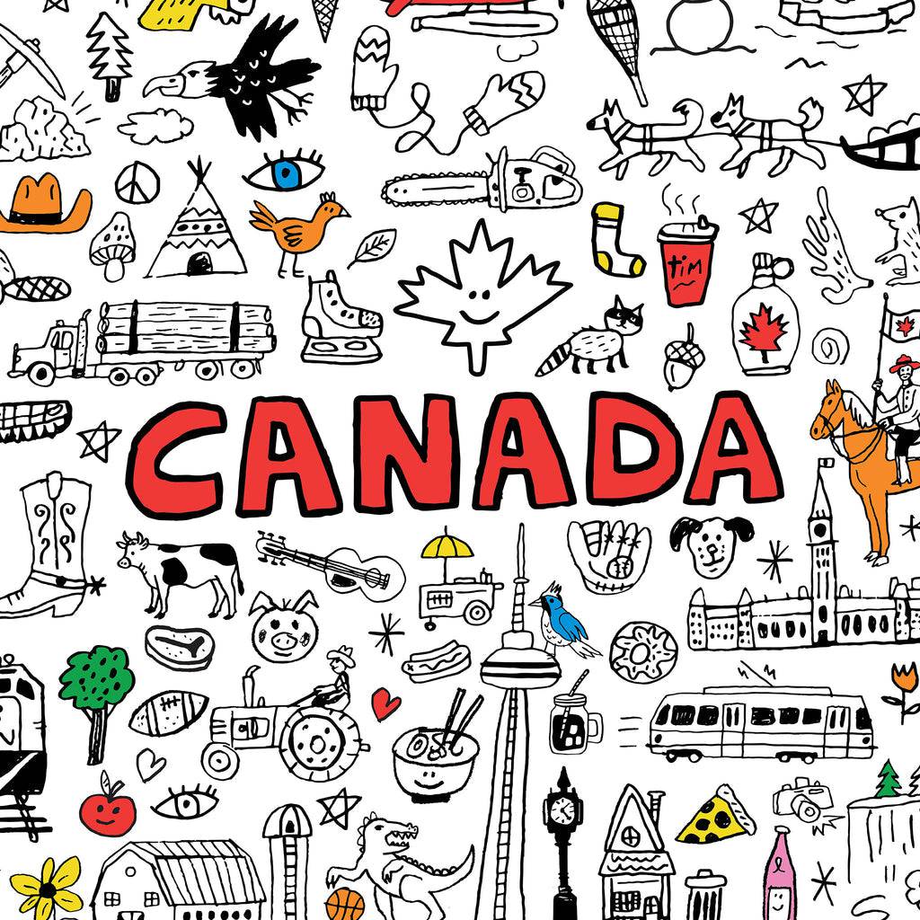 Top Canada Giant Colouring Poster - Parkette.