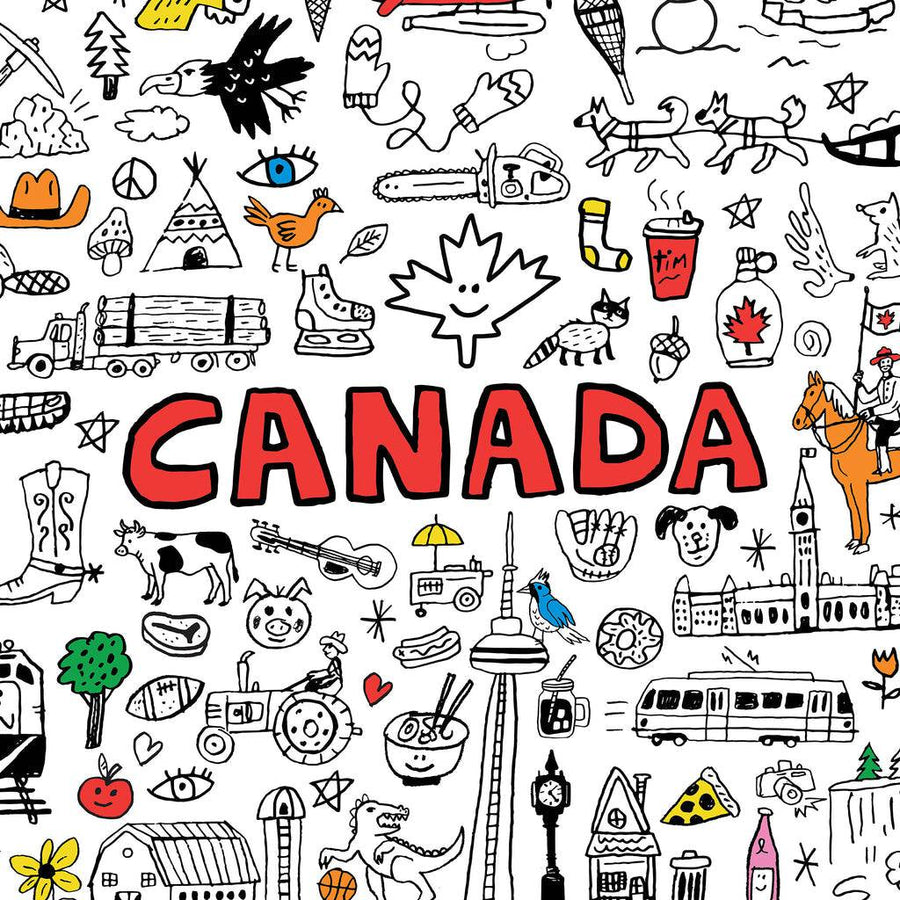 Top Canada Giant Colouring Poster - Parkette.