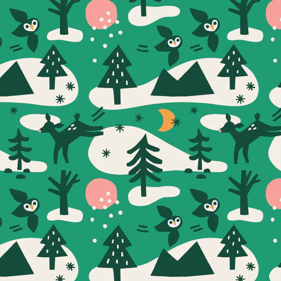 3-Sheet Holiday Gift Wrap - Parkette.