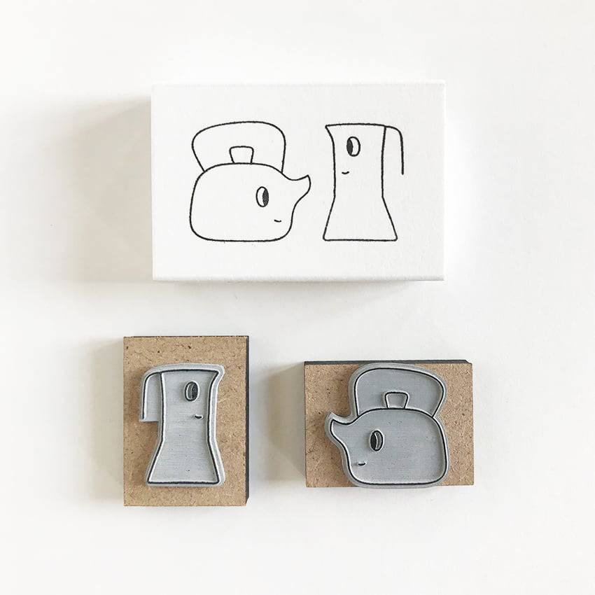 Mini Stamps - Kettle and Mocha - Parkette.