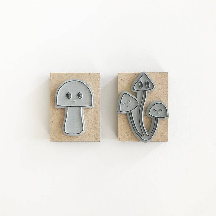Mini Stamps - Mushroom - Parkette.