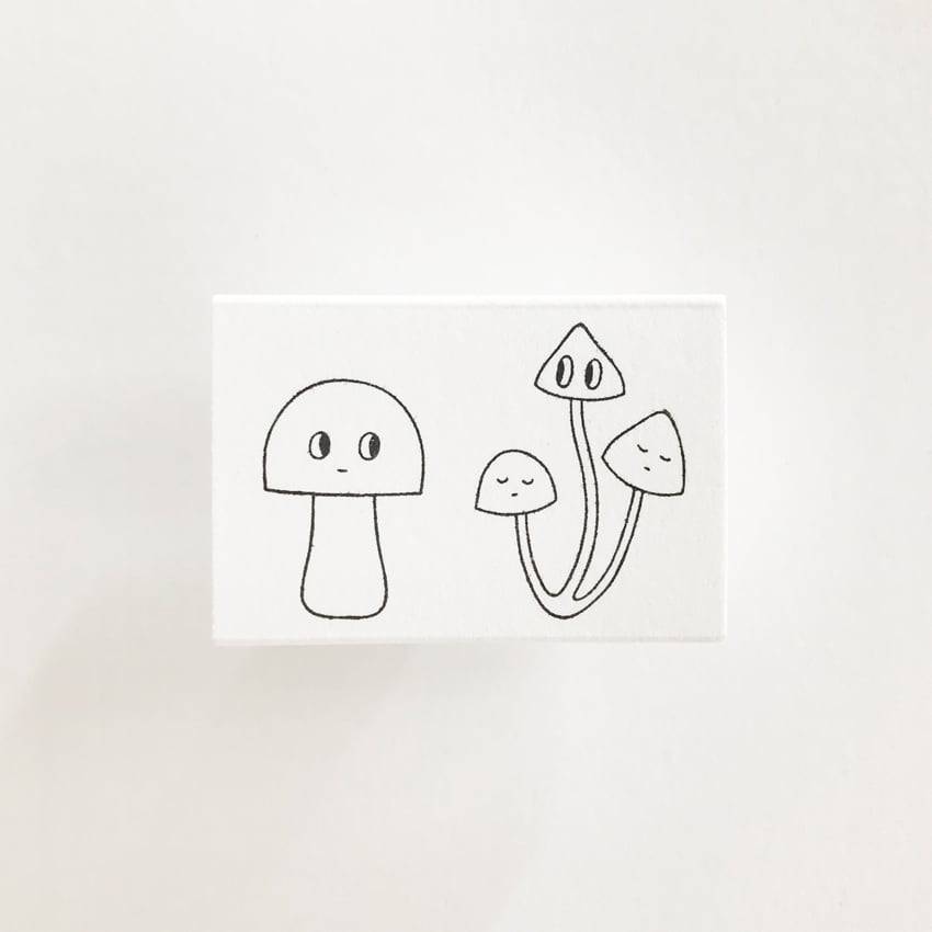 Mini Stamps - Mushroom - Parkette.