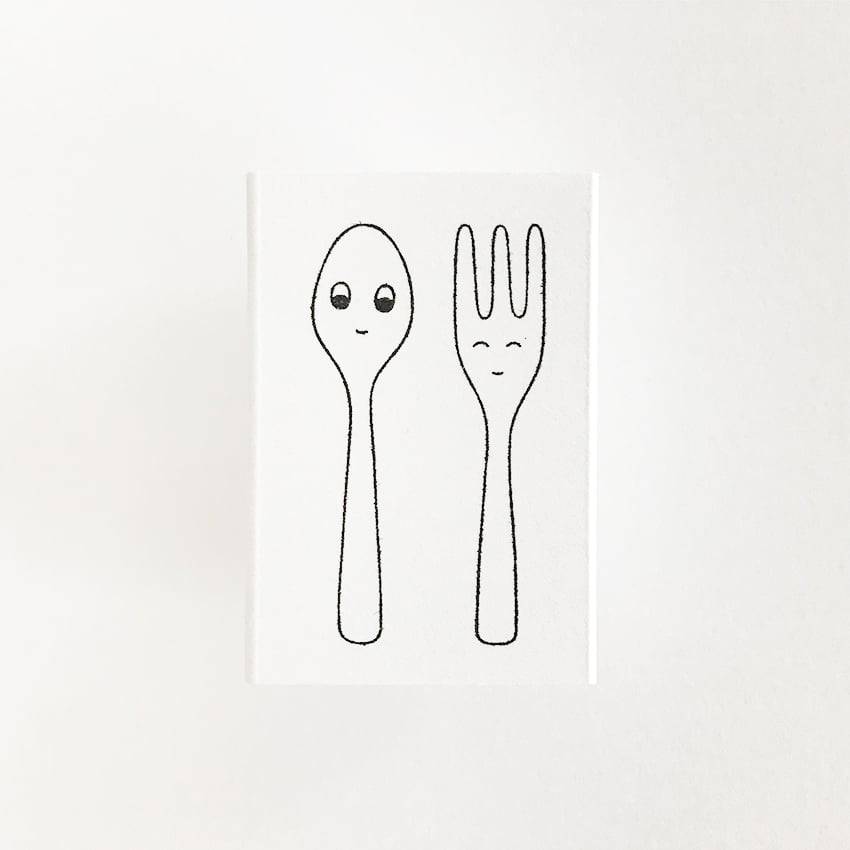 Mini Stamps - Spoon and Fork - Parkette.