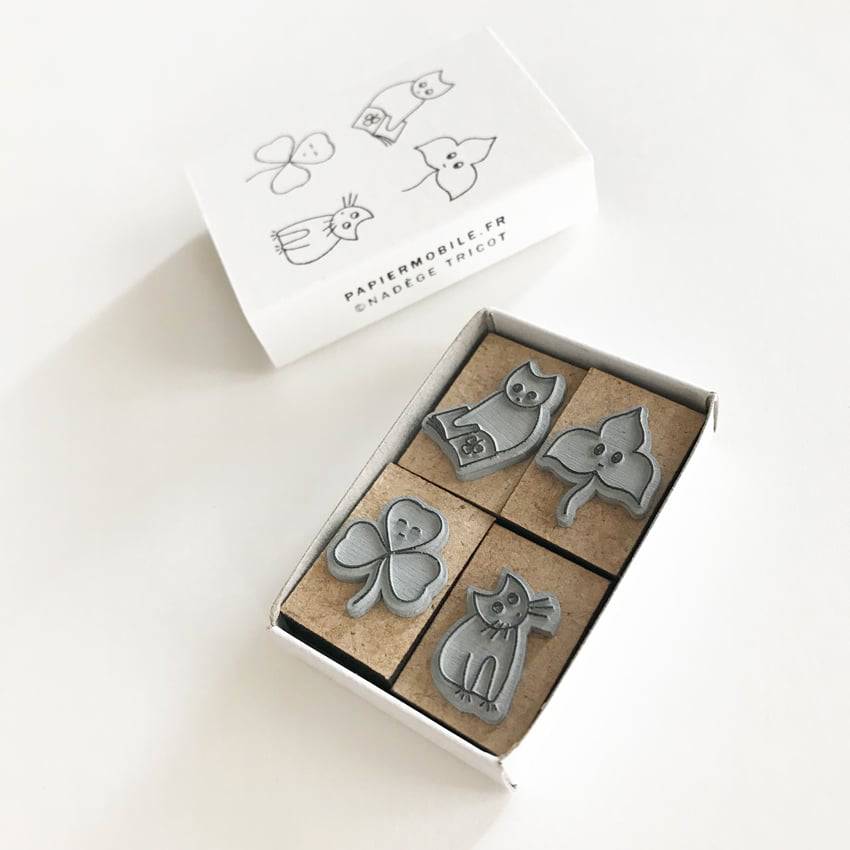 Mini Stamps - The Cat Botanist - Parkette.