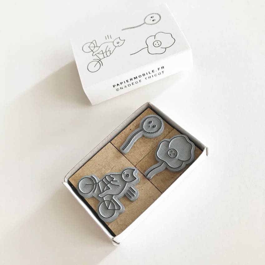 Mini Stamps - The Cat Rider - Parkette.
