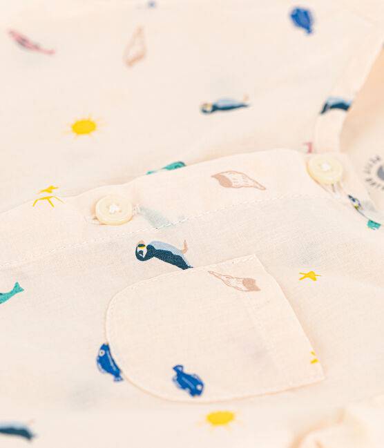 PRINTED POPLIN JUMPSUIT - Parkette.