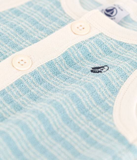 STRIPED TERRY PLAYSUIT - Parkette.