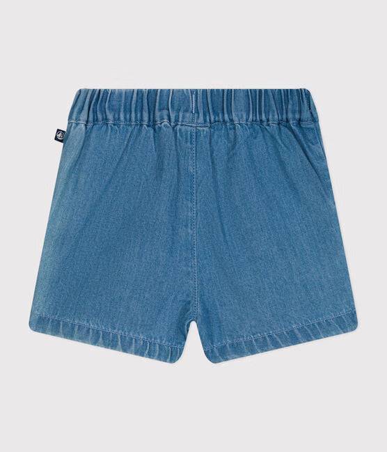 BABIES' LIGHT DENIM SHORTS - Parkette.