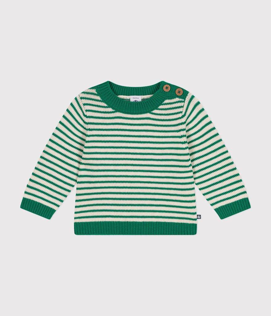 Babies Wool Cotton Knit Sweater - Parkette.