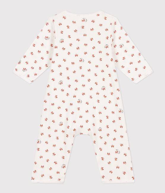 Babies' Footless Cotton Bodyjama - Foxes - Parkette.