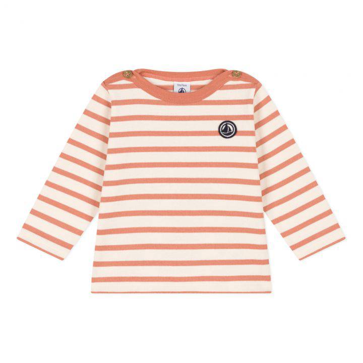 BABIES' THICK JERSEY BRETON TOP - SIENA - Parkette.