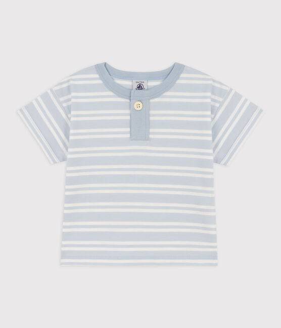 SHORT-SLEEVED STRIPED JERSEY T-SHIRT - Parkette.