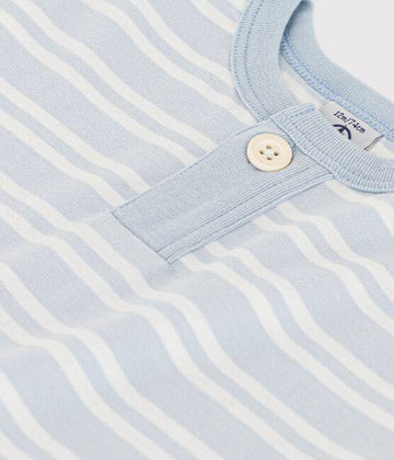 SHORT-SLEEVED STRIPED JERSEY T-SHIRT - Parkette.