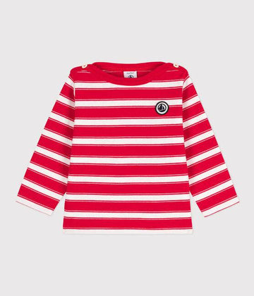 THICK STRIPY JERSEY BRETON TOP - Parkette.