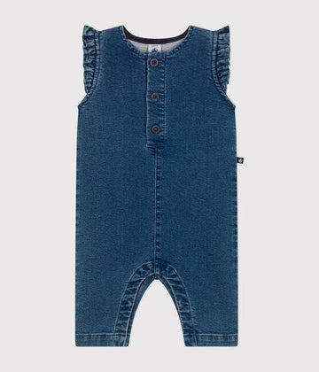 Babies' Sleeveless Denim Jumpsuit - Parkette.