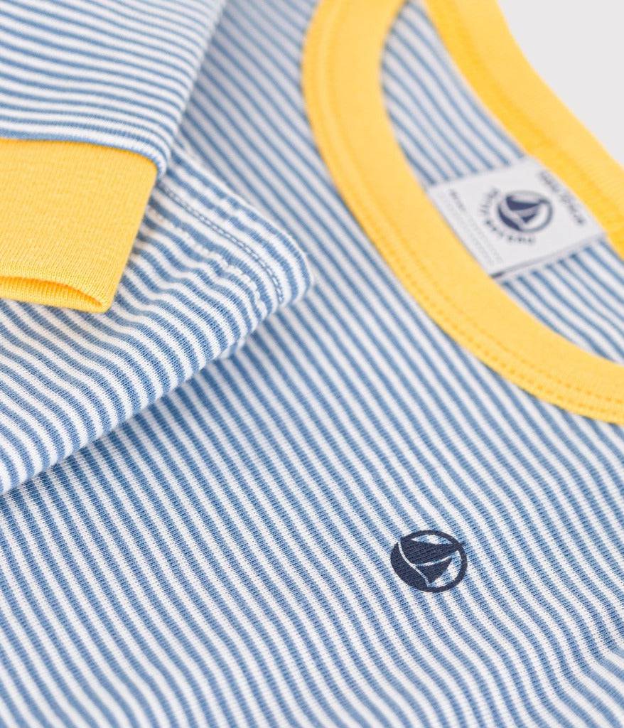 Kids Stripy Fitted Cotton Pajamas - Parkette.