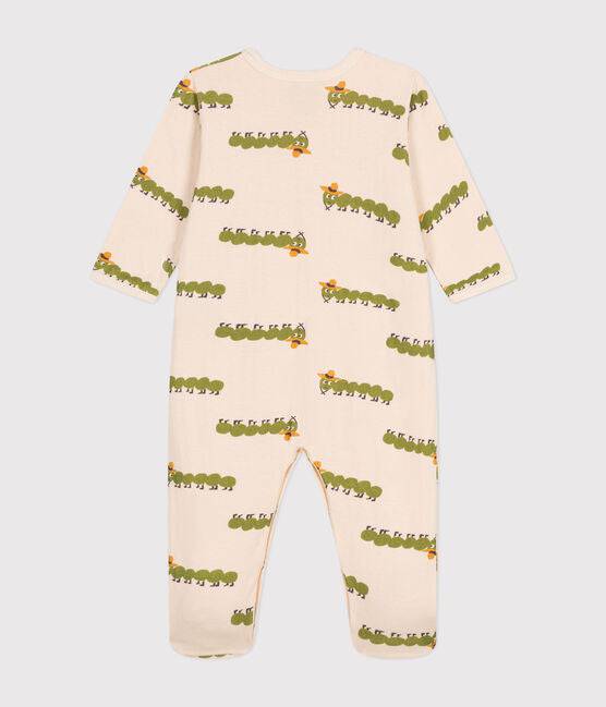 BABIES' COTTON CENTIPEDE PRINT SLEEPSUIT - Parkette.