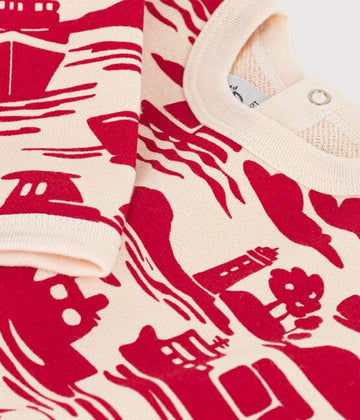 PATTERNED FLEECE SWEATSHIRT - Parkette.