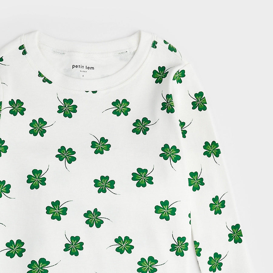 Clover Print PJ Set - Parkette.
