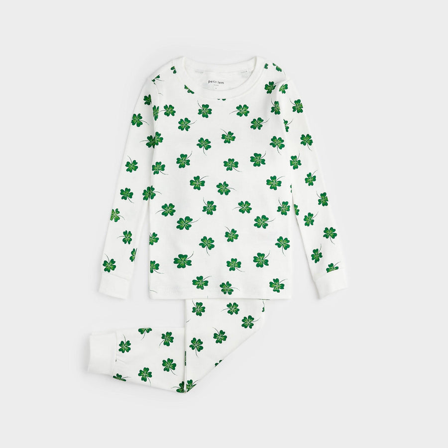 Clover Print PJ Set - Parkette.