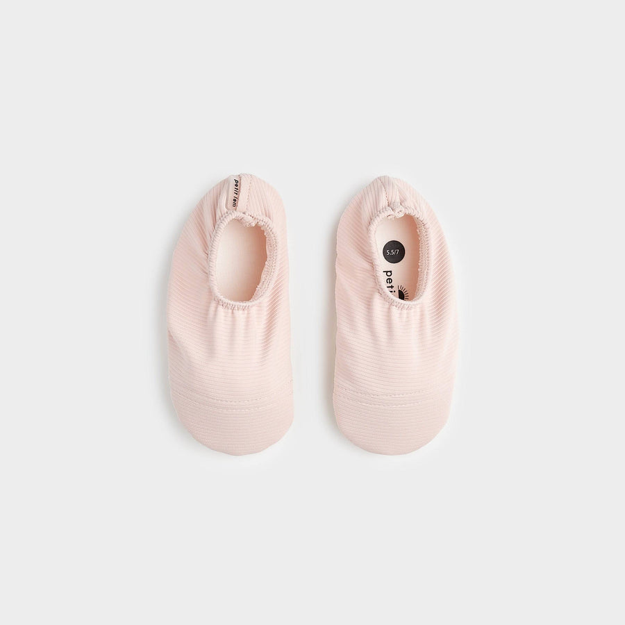 Ribbed Rose Swim Slippers - Parkette.