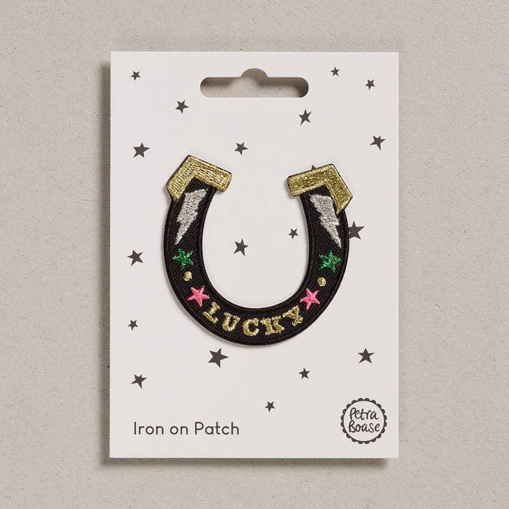 Horse Shoe Iron On Patch - Parkette.