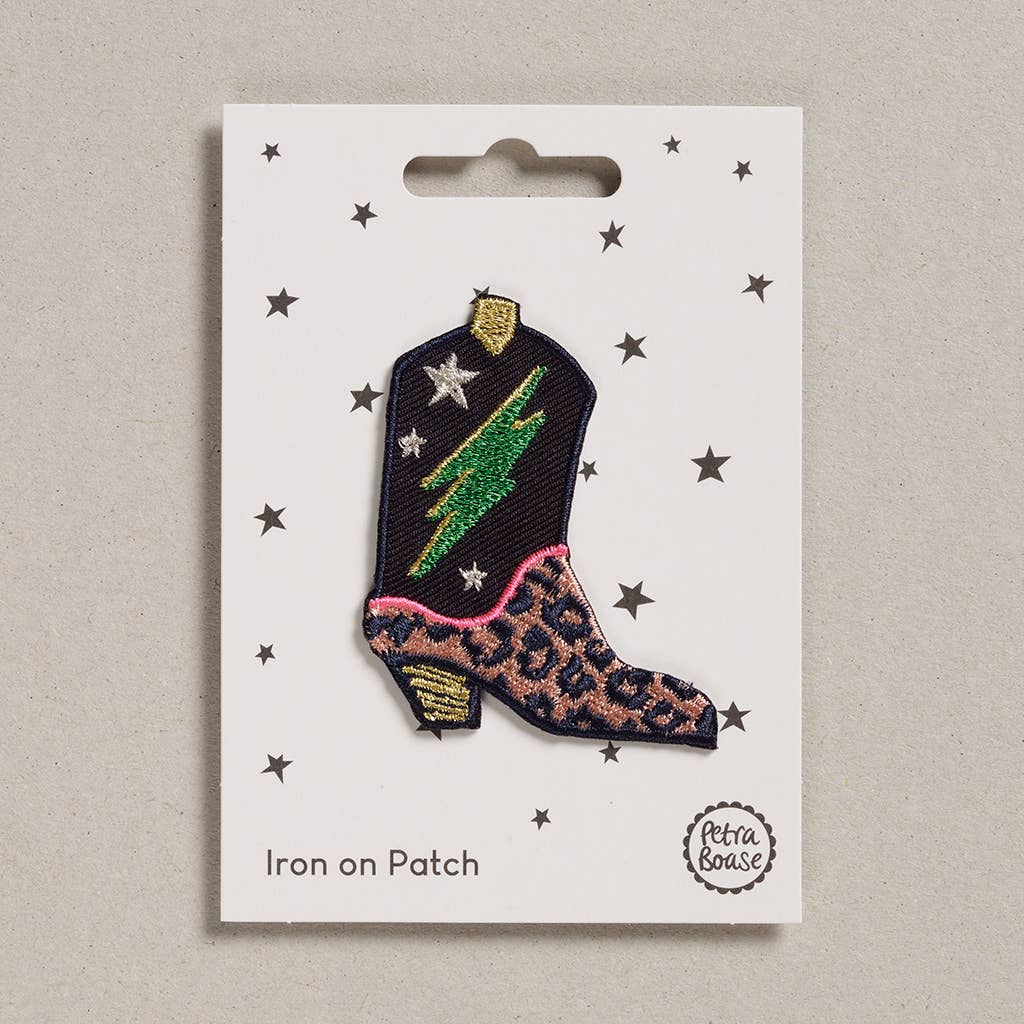 Iron on Patch - Cowboy Boot - Parkette.