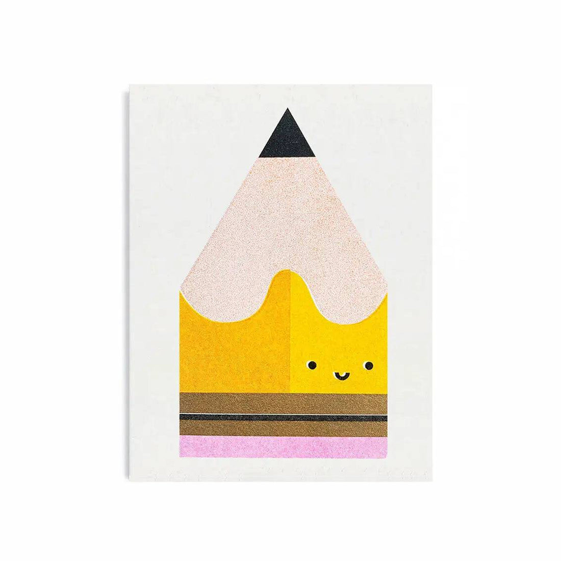 Yellow Pencil Mini Card - Parkette.