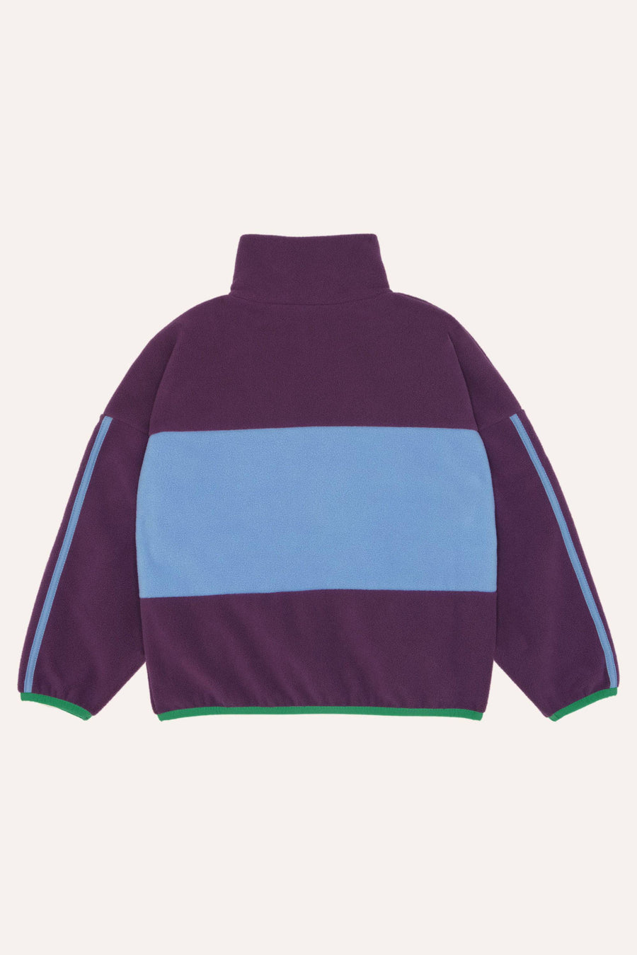 Purple Polar Zipped Sweatshirt - Parkette.