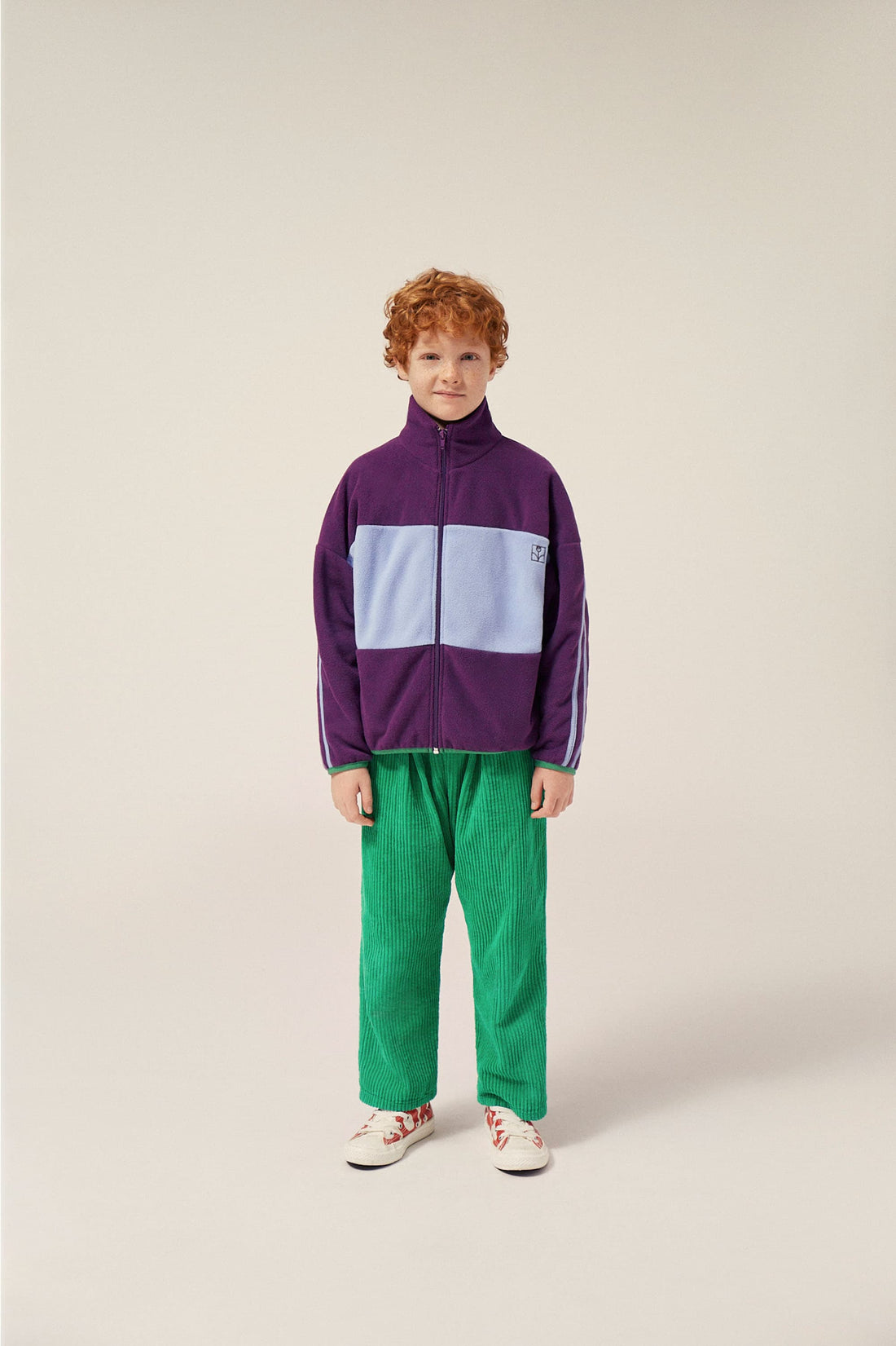 Purple Polar Zipped Sweatshirt - Parkette.