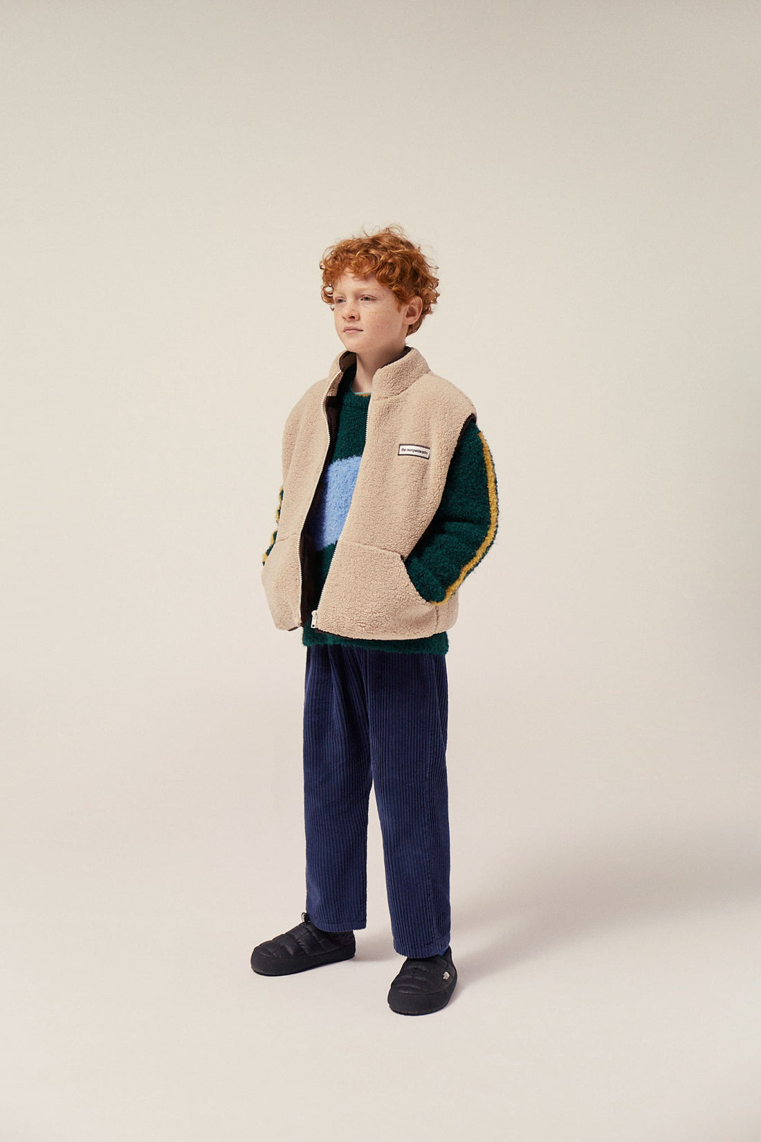 Navy Corduroy Trousers - Parkette.