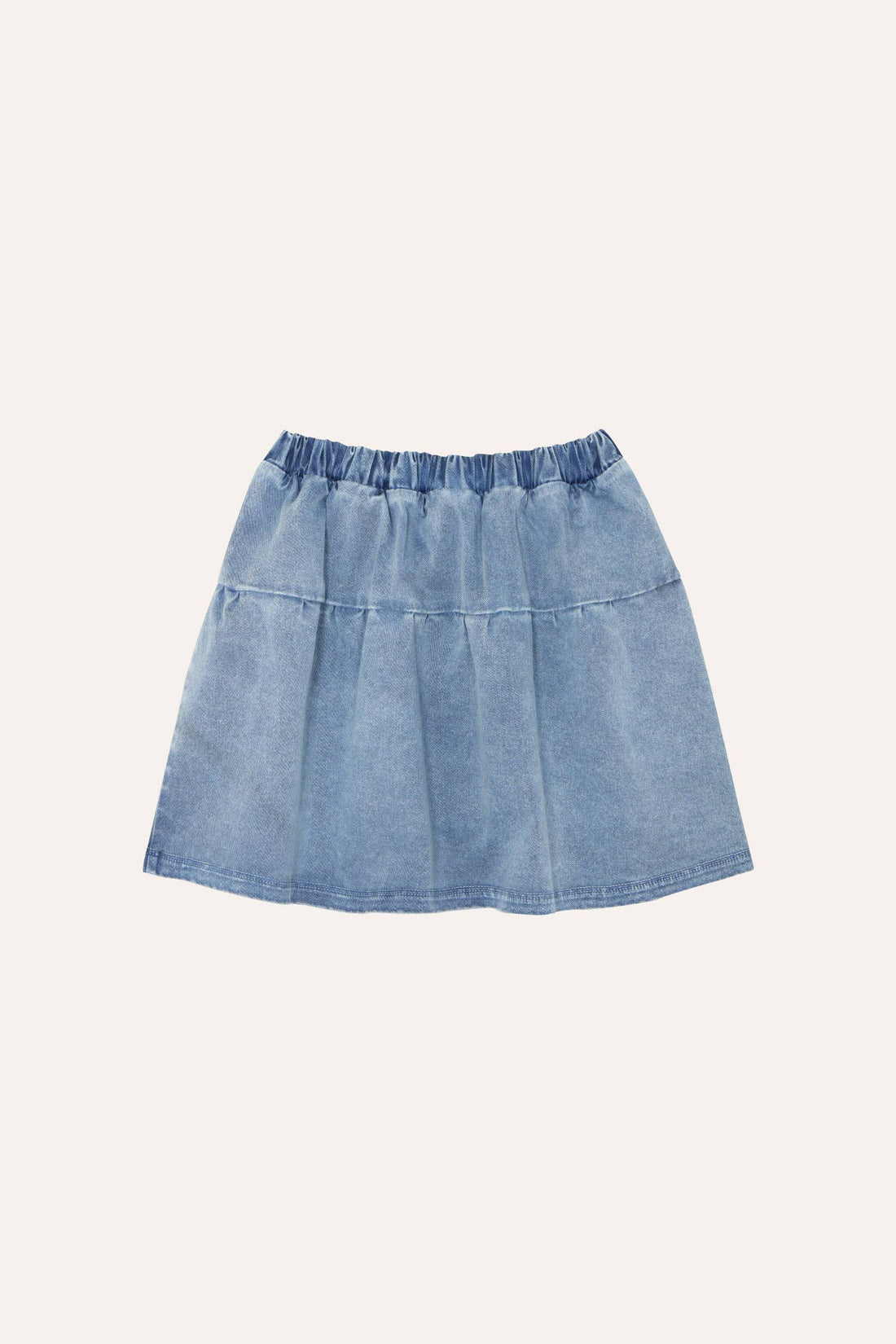 BLUE WASHED SKIRT - Parkette.