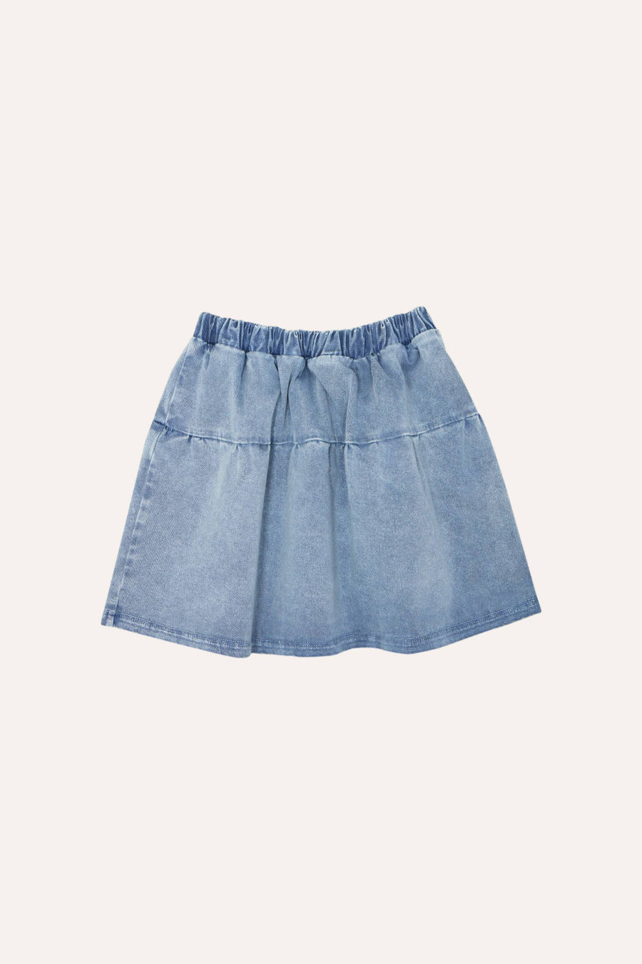 BLUE WASHED SKIRT - Parkette.