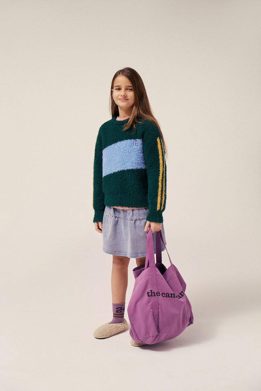 BLUE WASHED SKIRT - Parkette.