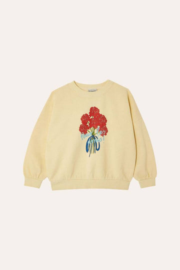 FLOWERS BOUQUET OVERSIZED KIDS SWEATSHIRT - Parkette.