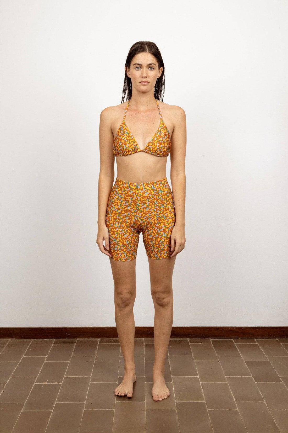 Flowers Bike Shorts - Parkette.
