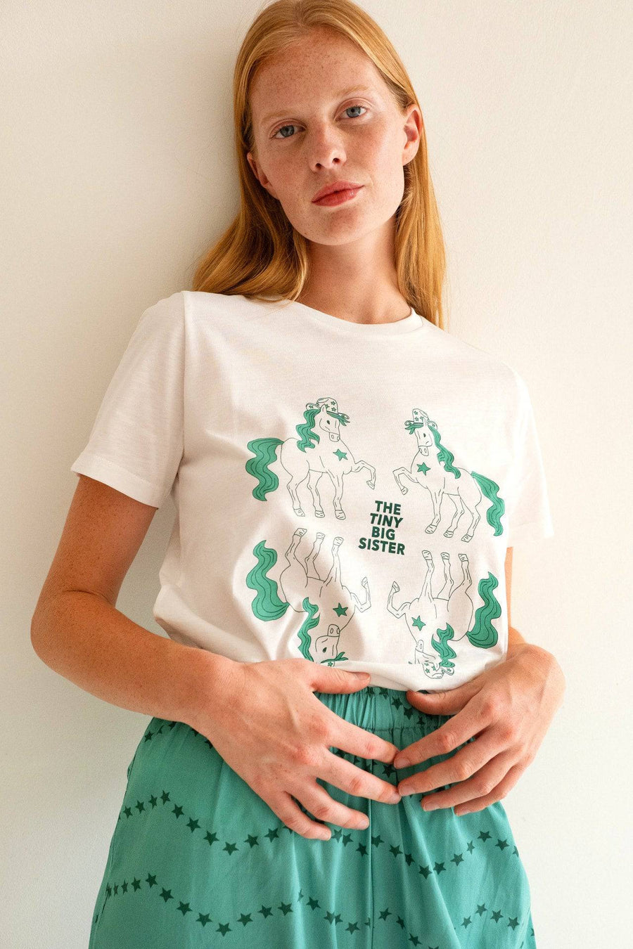 MIRROR HORSES TEE - Parkette.