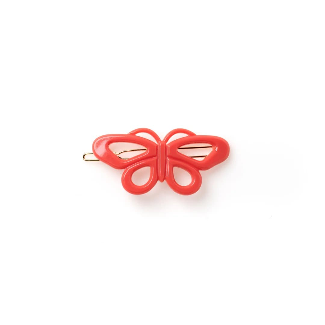 Wunderkin Co. Butterfly Clip - Poppy - Parkette.