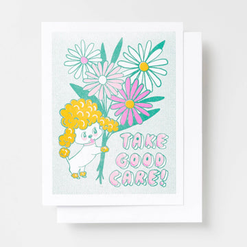 Take Good Care Greeting Card - Parkette.