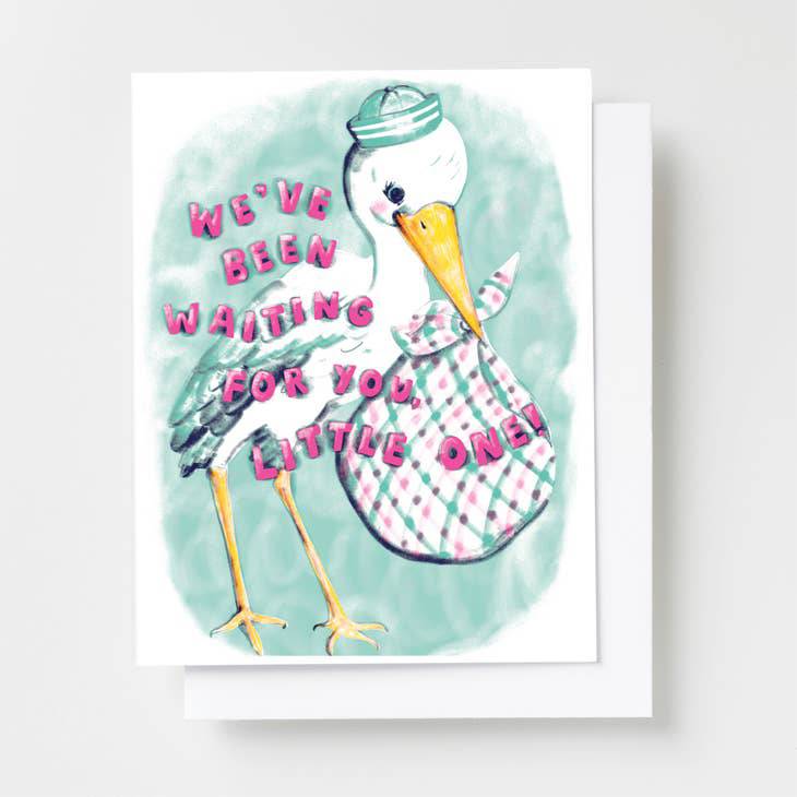 Waiting For You Little One Greeting Card - Parkette.