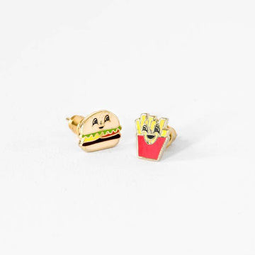 Burger and Fries Earrings - Parkette.