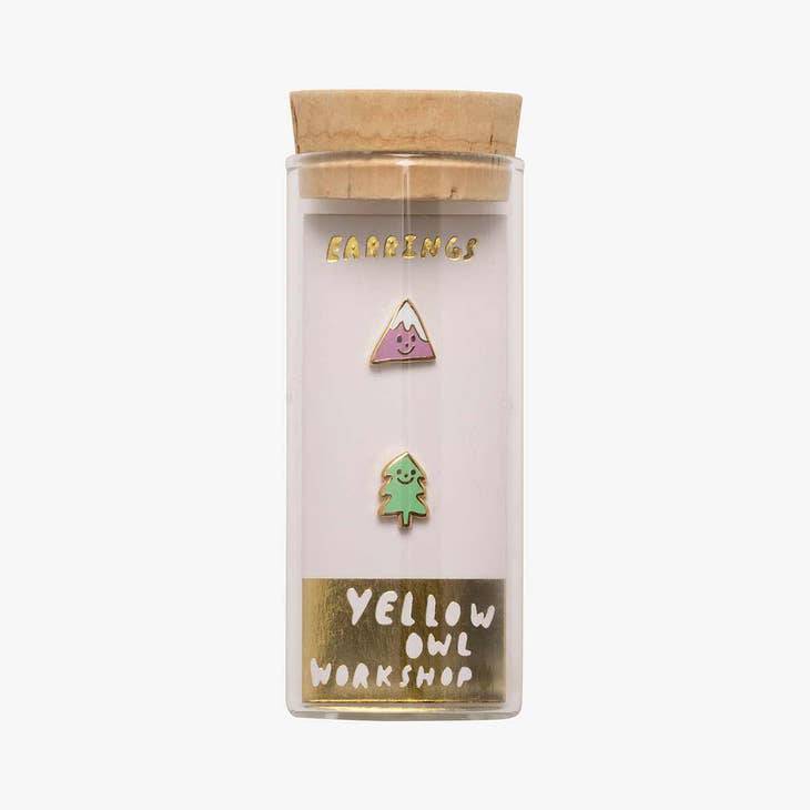 Mountain and Tree Earrings - Parkette.
