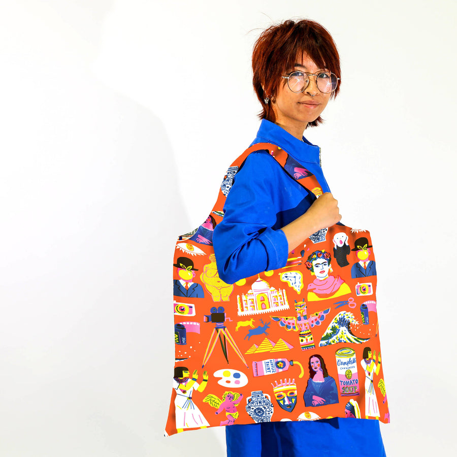 Art Sack - Printed Peanut Art History - Parkette.