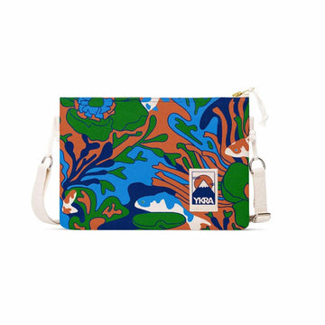 Limited Edition Trippy Fish Blue Side Pouch - Parkette.