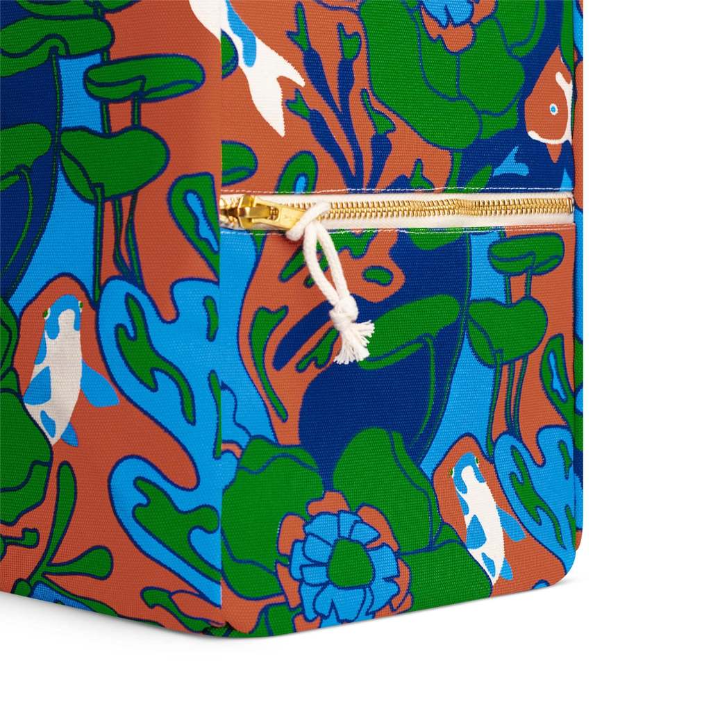 Trippy Fish Blue Beach Bag - Parkette.