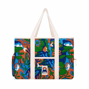 Trippy Fish Blue Beach Bag - Parkette.