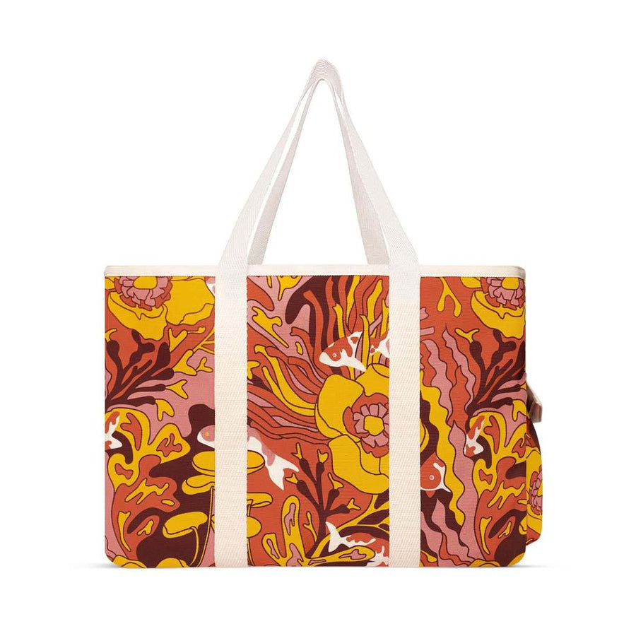 Trippy Fish Orange Beach Bag - Parkette.