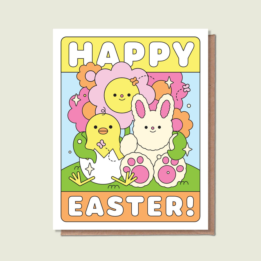 Happy Easter Greeting Card - Parkette.