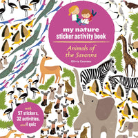 Animals of the Savanna: My Nature Sticker Activity Book - Parkette.